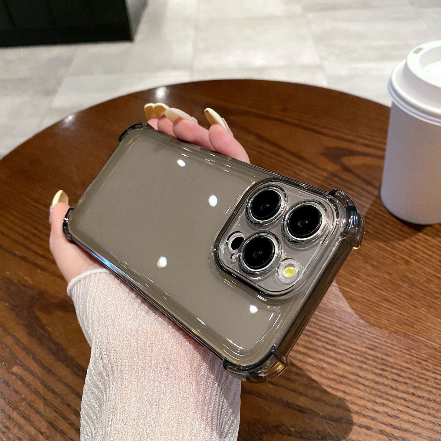 Silicone Anti-Fall Phone Case with Airbag Corners