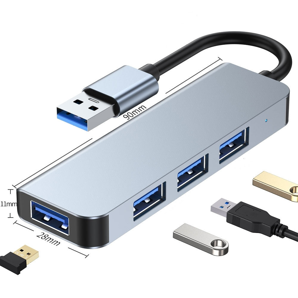 Multi-port USB 3.0 Hub with SD/TF Card Reader
