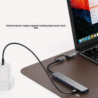 Multi-port USB 3.0 Hub with SD/TF Card Reader