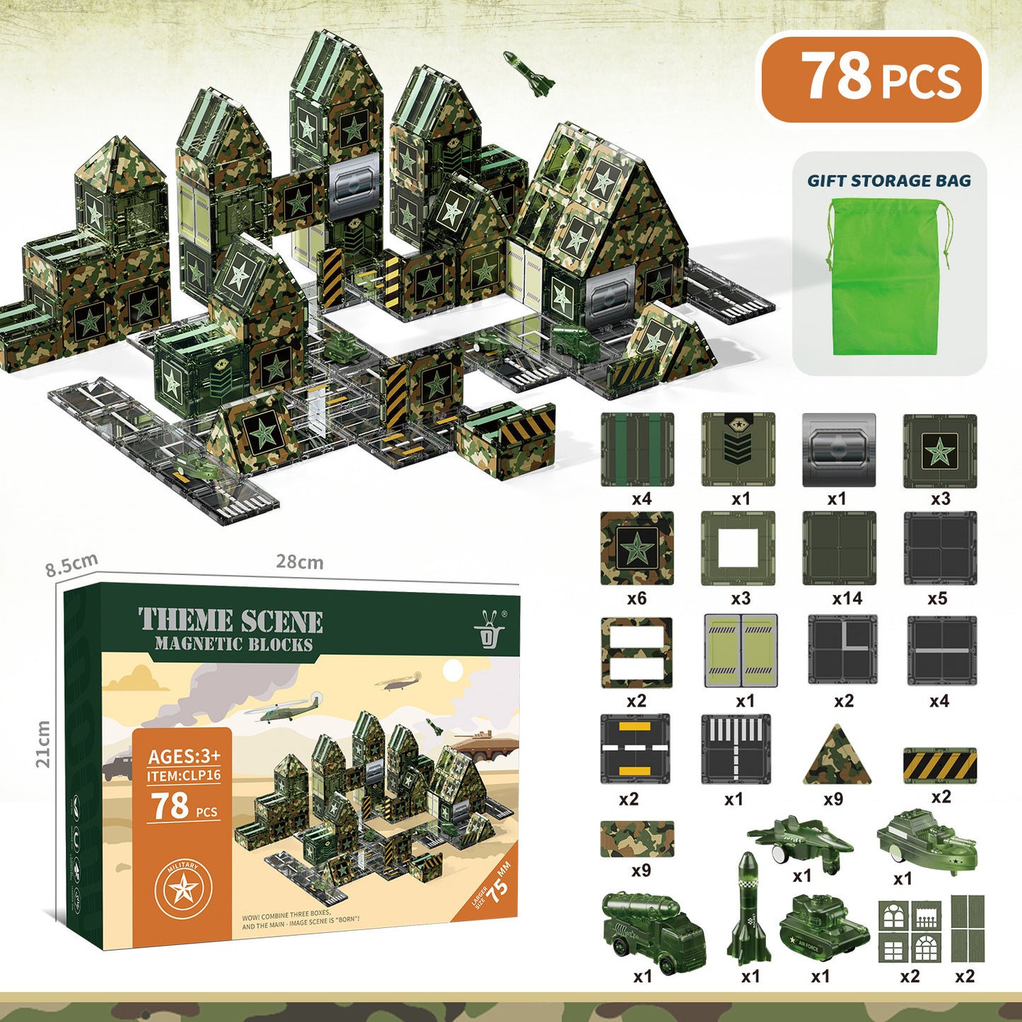 Magnetic Tiles Building Toys for Kids