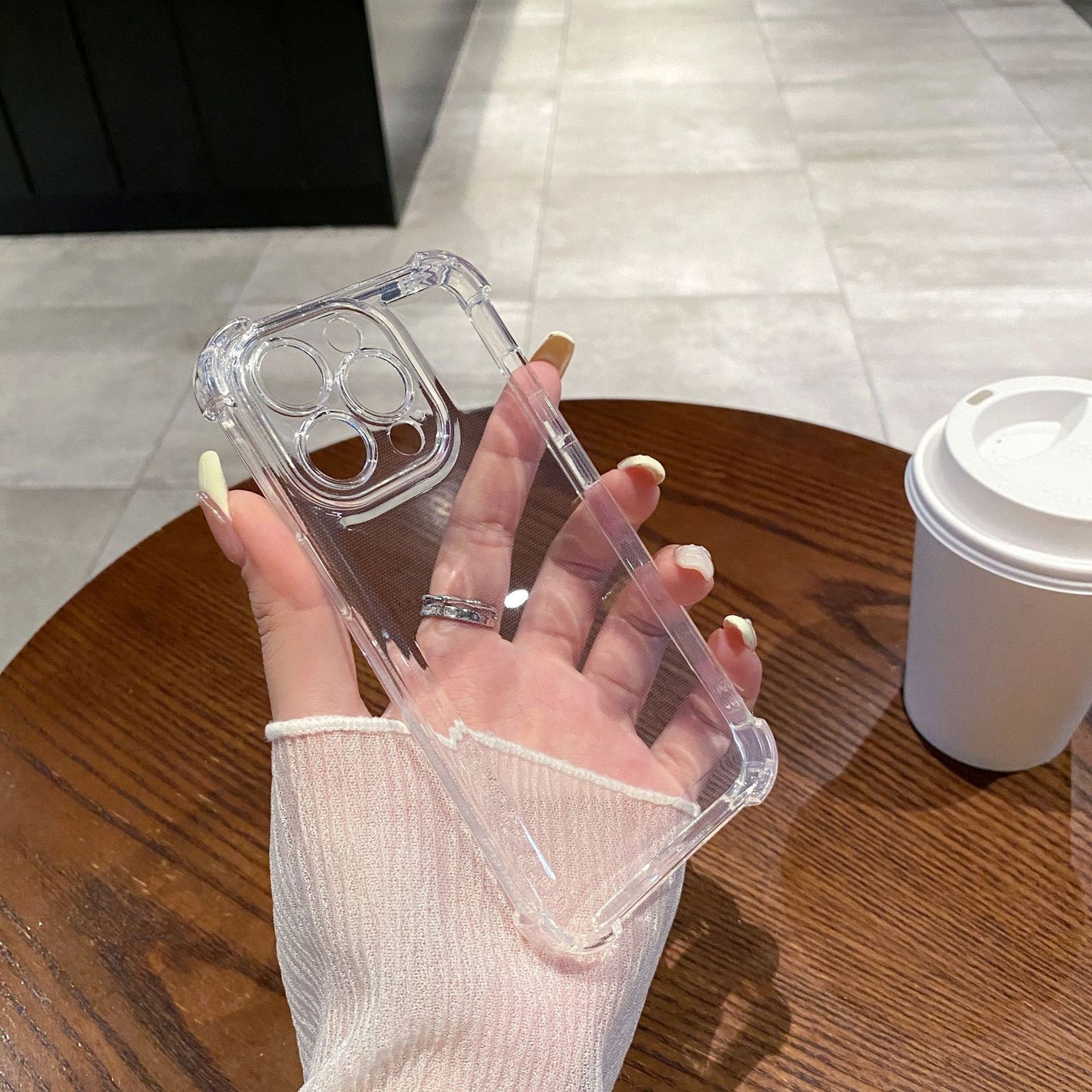 Silicone Anti-Fall Phone Case with Airbag Corners